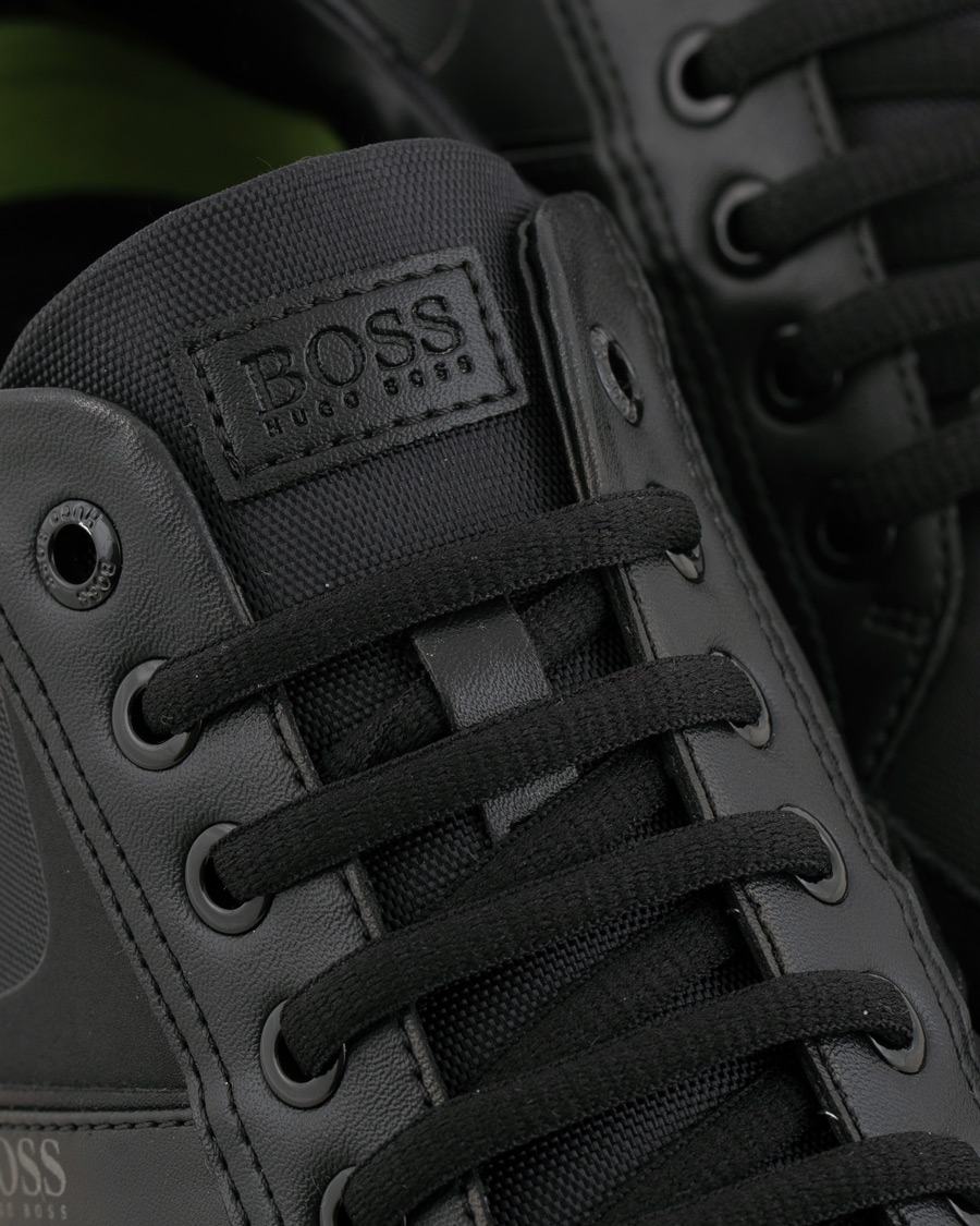 Herren | BOSS Athleisure Saturn Low Sneaker Black | BOSS GREEN | BOSS Athleisure Saturn Low Sneaker Black