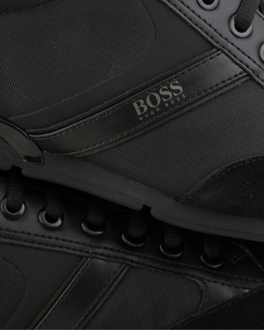Herren | BOSS Athleisure Saturn Low Sneaker Black | BOSS GREEN | BOSS Athleisure Saturn Low Sneaker Black