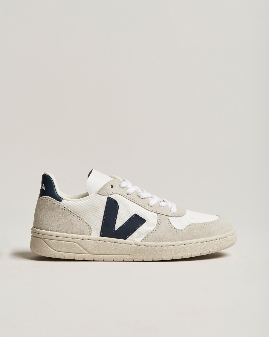 Herren | Sneaker | Veja | V-10 Leather Sneaker White Nautico