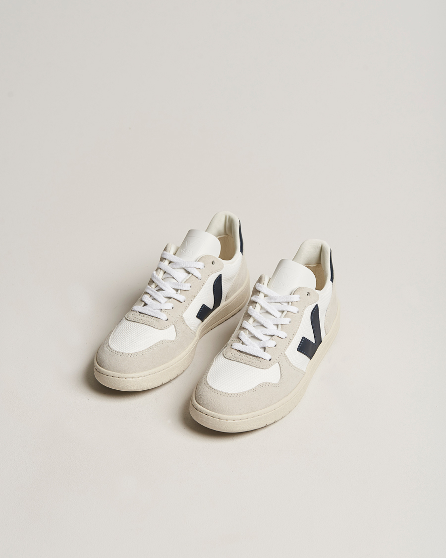 Herren | Sneaker | Veja | V-10 Mesh Sneaker White Nautico