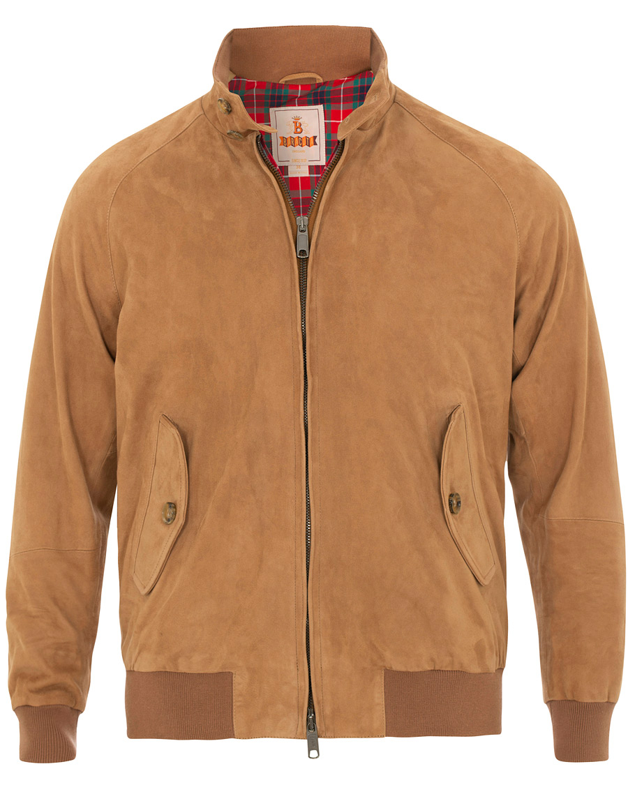 Herren | Jacken | Baracuta | G9 Suede Jacket Tobacco