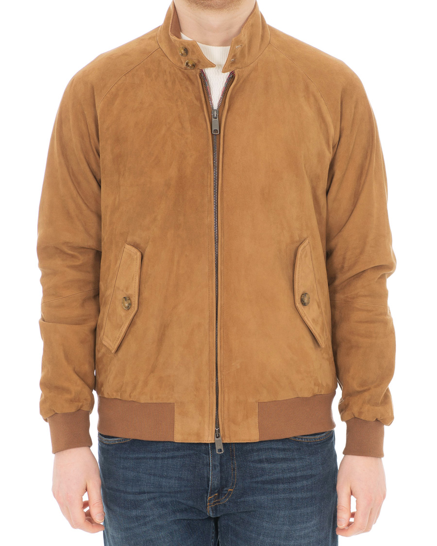 Herren | Jacken | Baracuta | G9 Suede Jacket Tobacco