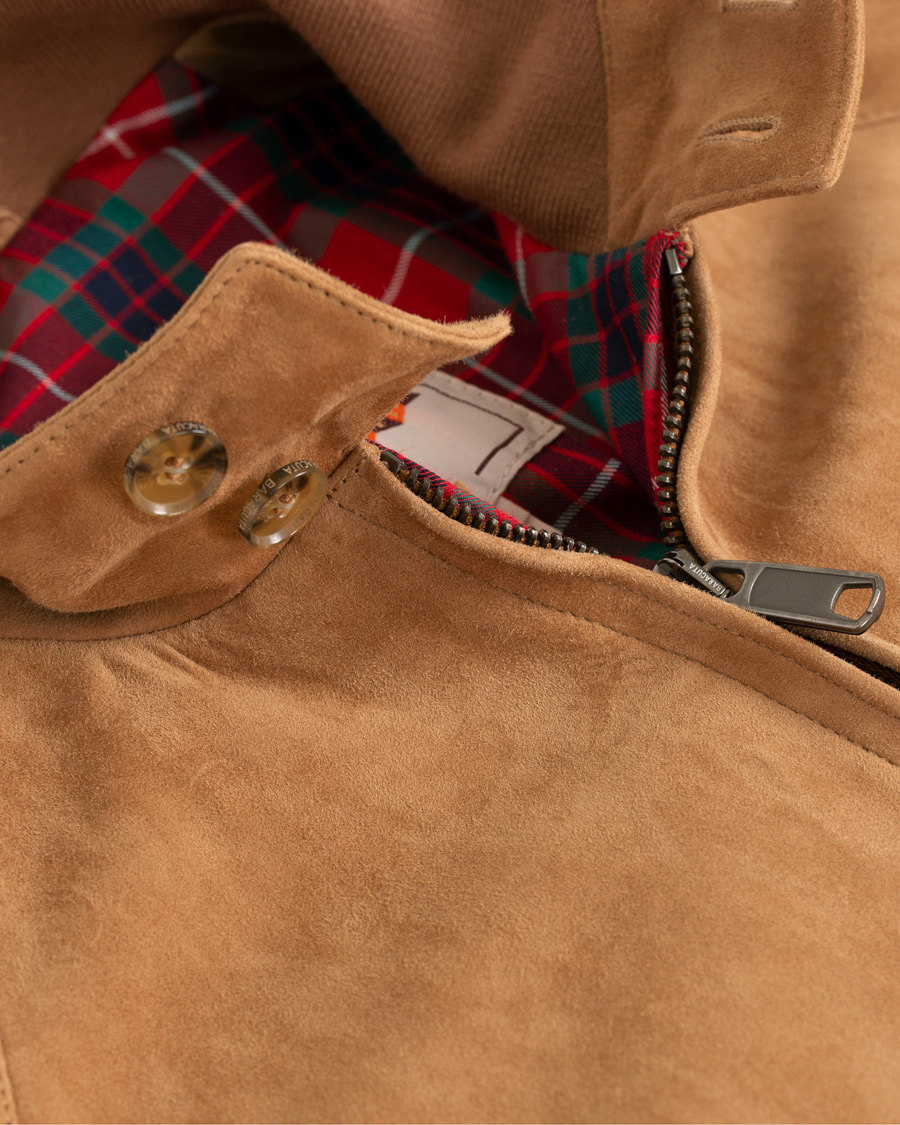 Herren | Jacken | Baracuta | G9 Suede Jacket Tobacco