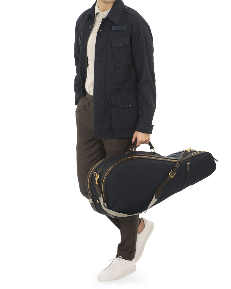 Herren | Taschen | Mismo | M/S Tennis Bag Navy/Dark Brown