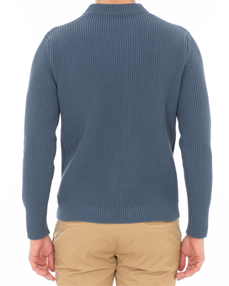 Herren | Pullover | Andersen-Andersen | Organic Cotton Crewneck Petroleum