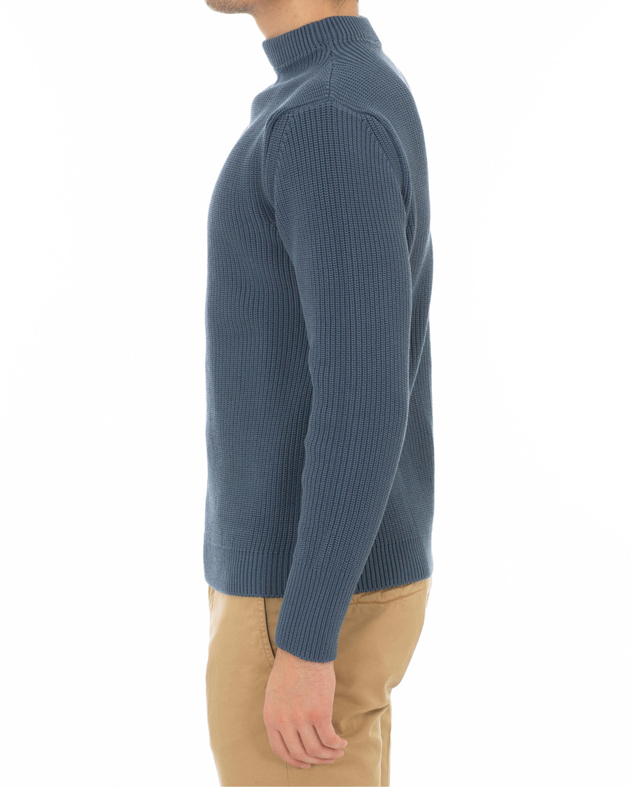 Herren | Pullover | Andersen-Andersen | Organic Cotton Crewneck Petroleum