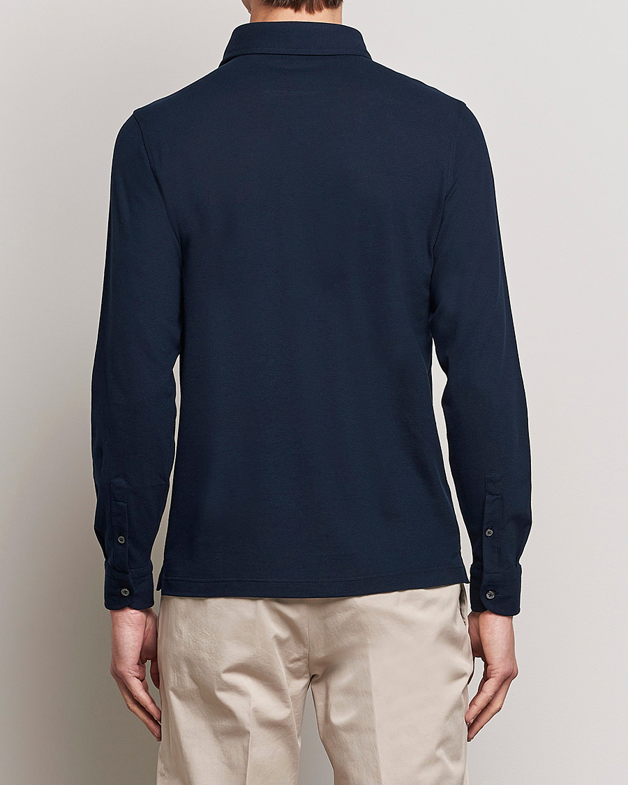 Herren | Hemden | Gran Sasso | Popover Shirt Navy