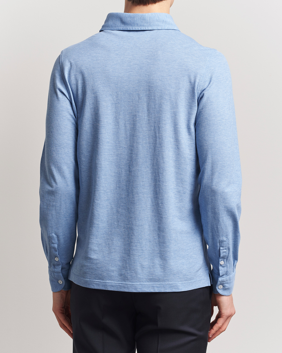 Herren | Hemden | Gran Sasso | Popover Shirt Light Blue