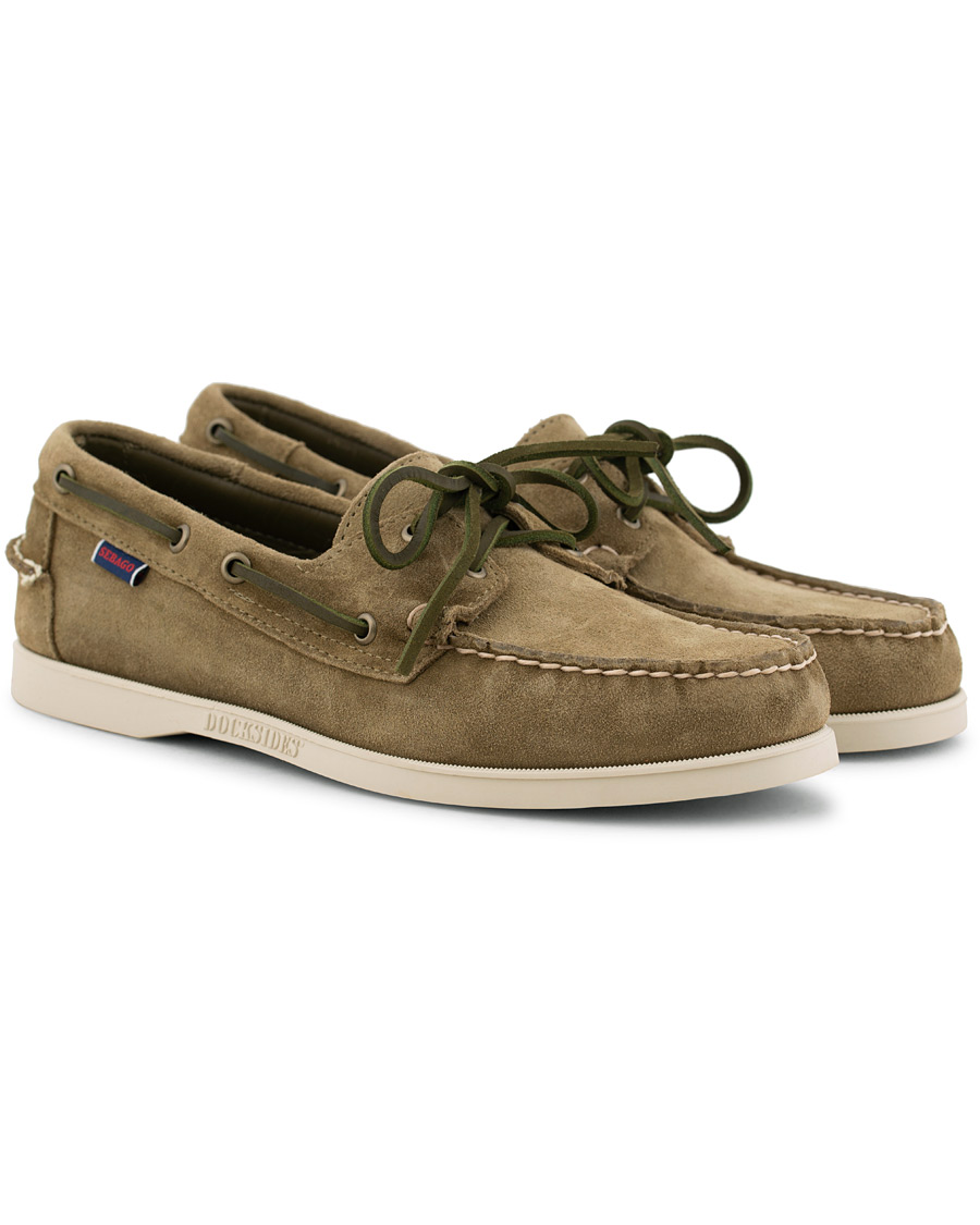 Herren | Sebago Docksides Boat Shoe Green Military | Sebago | Docksides Boat Shoe Green Military
