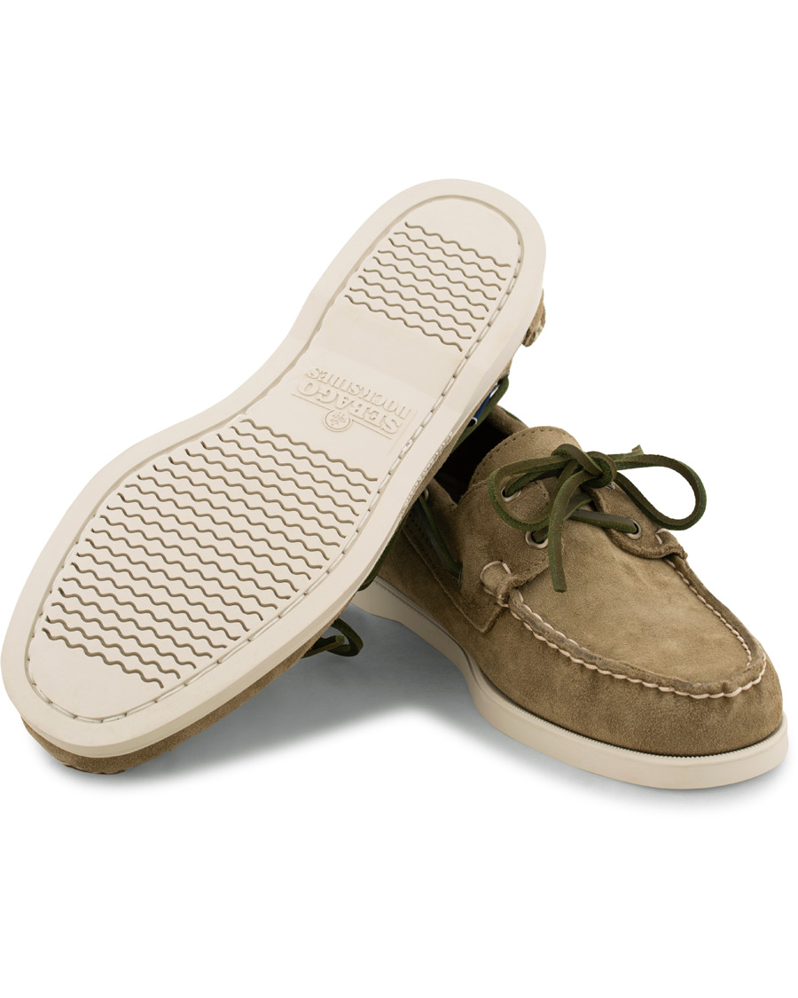 Herren | Sebago Docksides Boat Shoe Green Military | Sebago | Docksides Boat Shoe Green Military