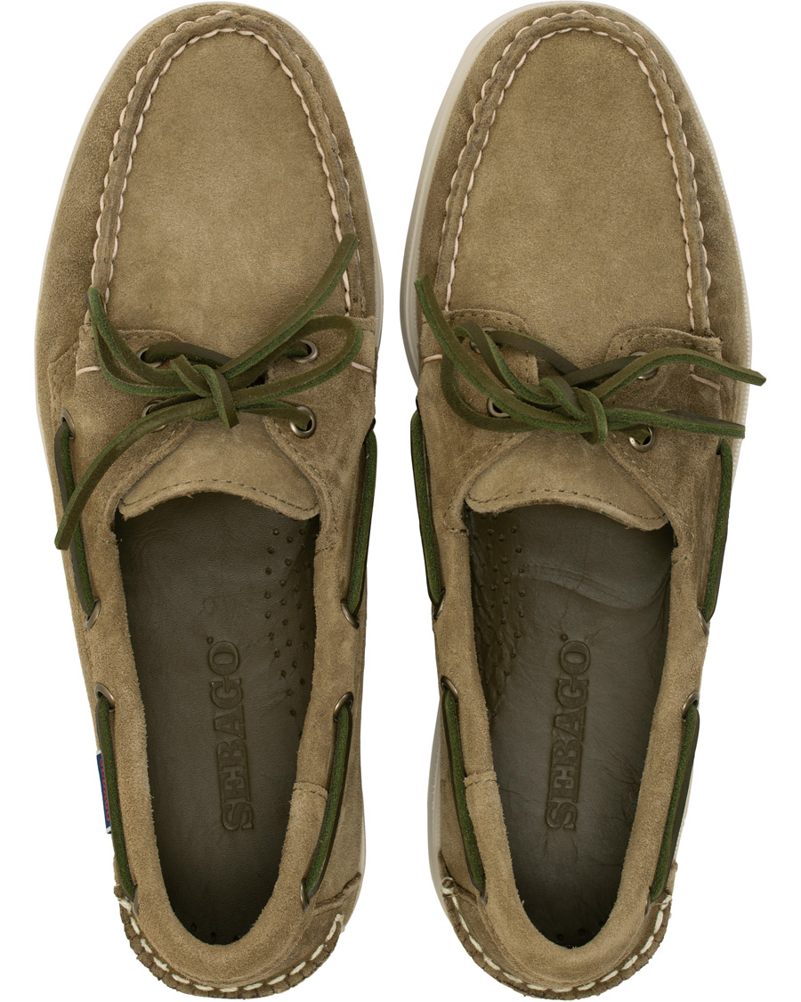Herren | Sebago Docksides Boat Shoe Green Military | Sebago | Docksides Boat Shoe Green Military