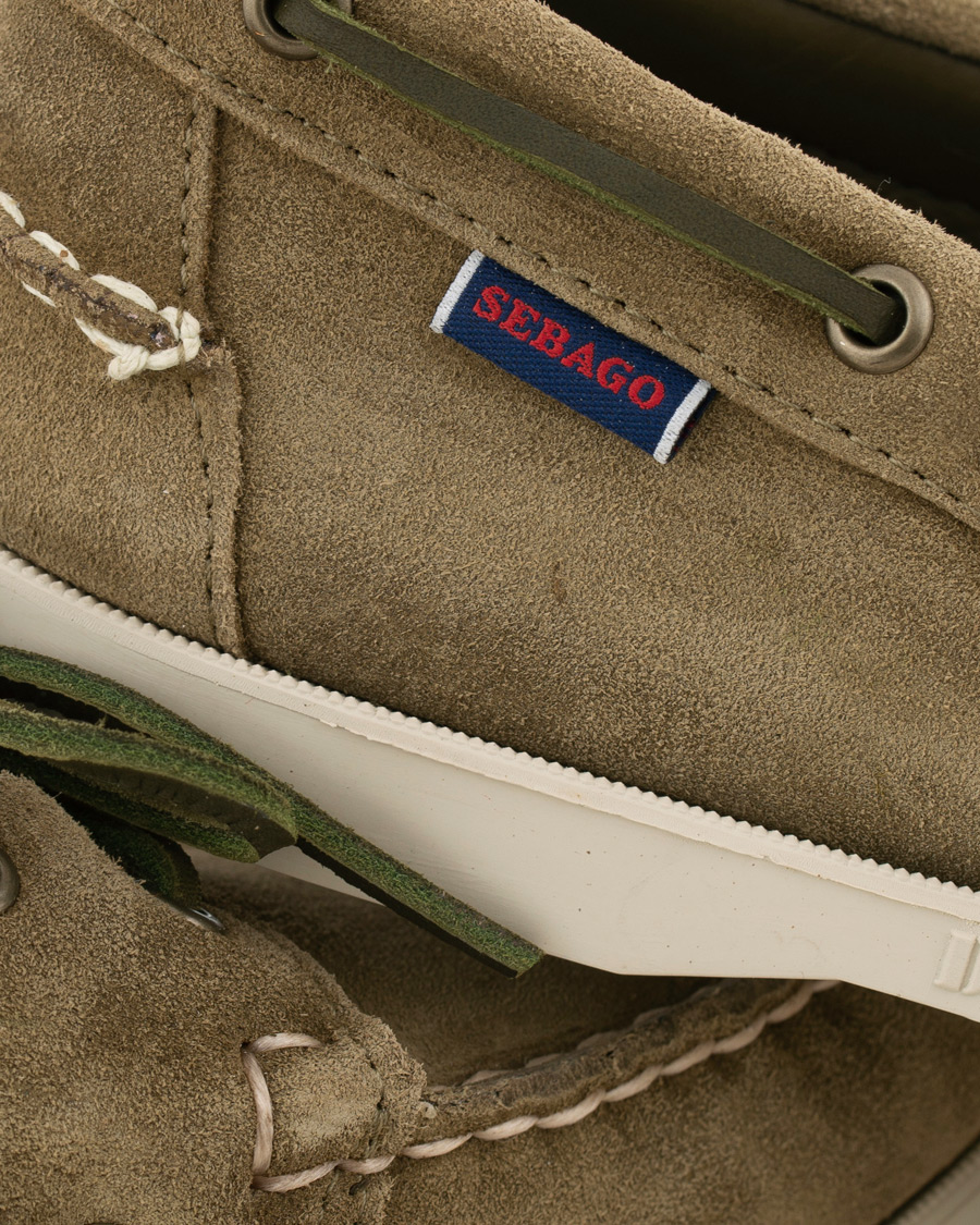 Herren | Sebago Docksides Boat Shoe Green Military | Sebago | Docksides Boat Shoe Green Military