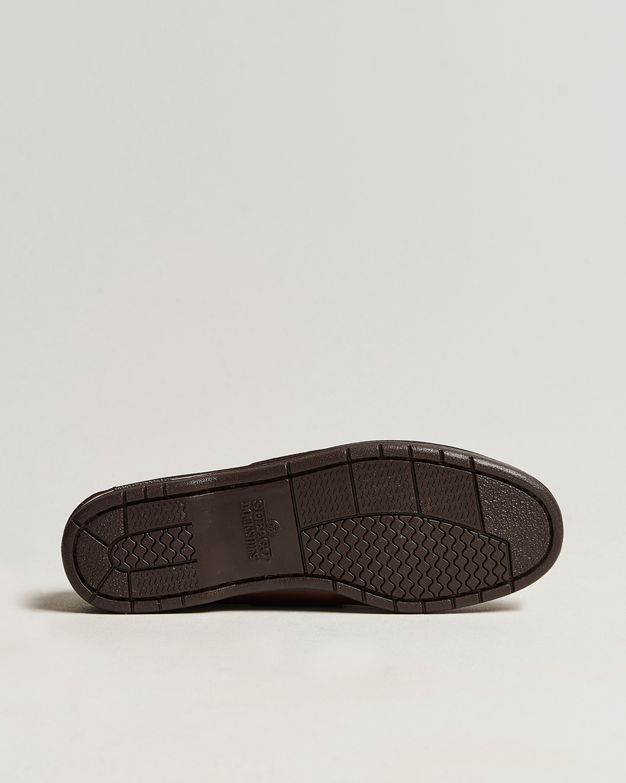 Herren | Segelschuhe | Sebago | Endeavor Oiled Leather Boat Shoe Brown