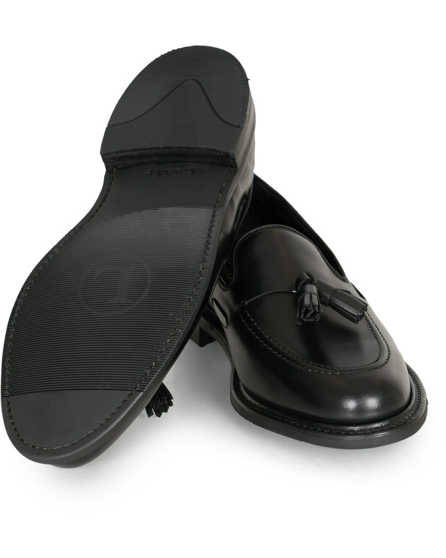 Herren | Loake 1880 Nottingham Tassel Loafer Shadow Black Calf | Loake 1880 | Nottingham Tassel Loafer Shadow Black Calf