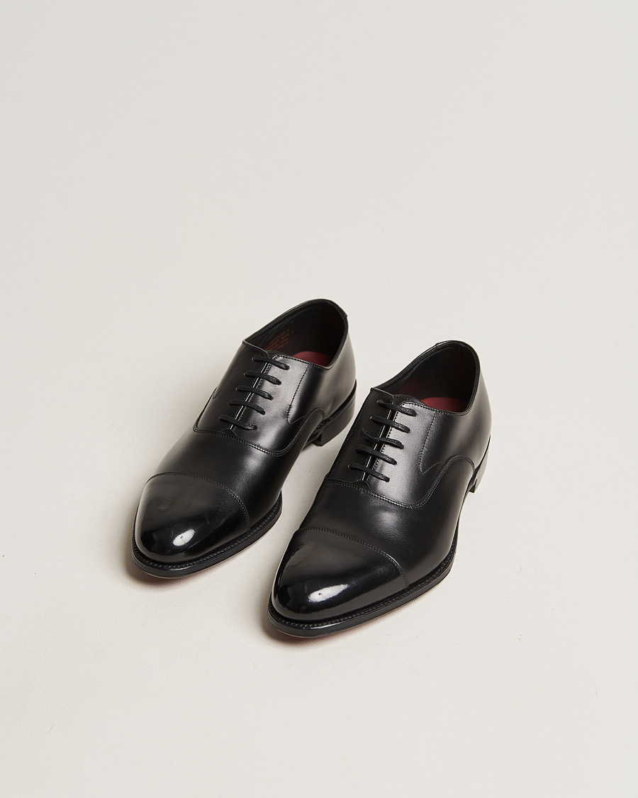 Herren | Loake 1880 Export Grade Hanover Toe Cap Oxford Onyx Black | Loake 1880 Export Grade | Hanover Toe Cap Oxford Onyx Black