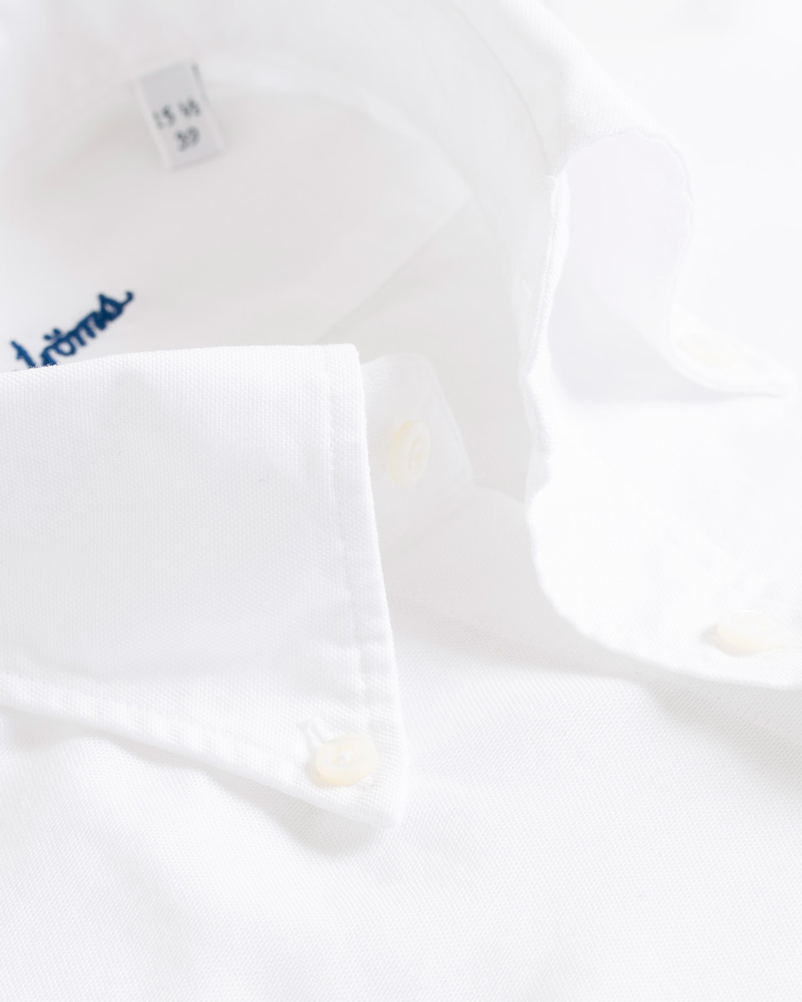 Herren | Hemden | Stenströms | Slimline Oxford Shirt White