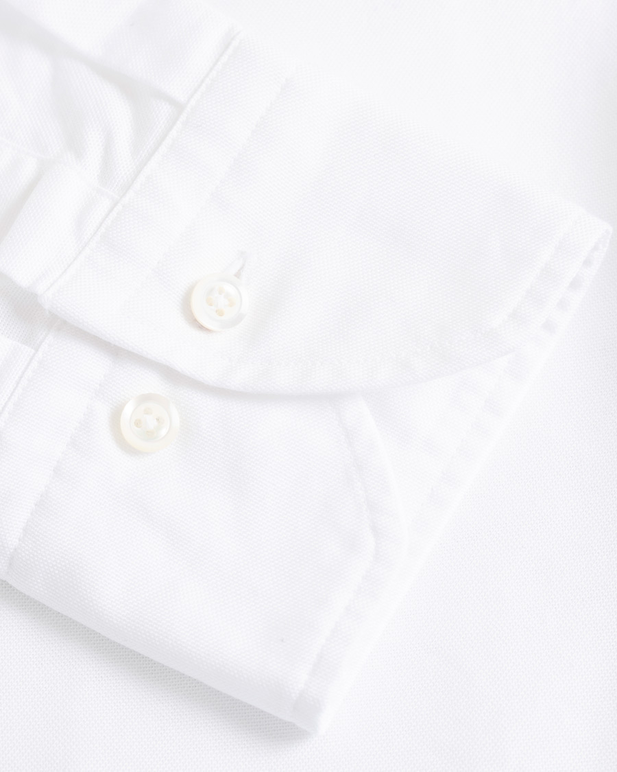 Herren | Hemden | Stenströms | Slimline Oxford Shirt White