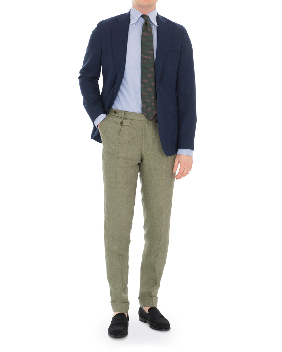 Herren | Hemden | Stenströms | Slimline Oxford Shirt Light Blue