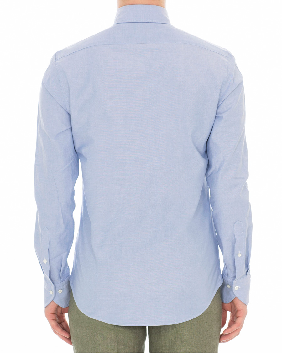 Herren | Hemden | Stenströms | Slimline Oxford Shirt Light Blue