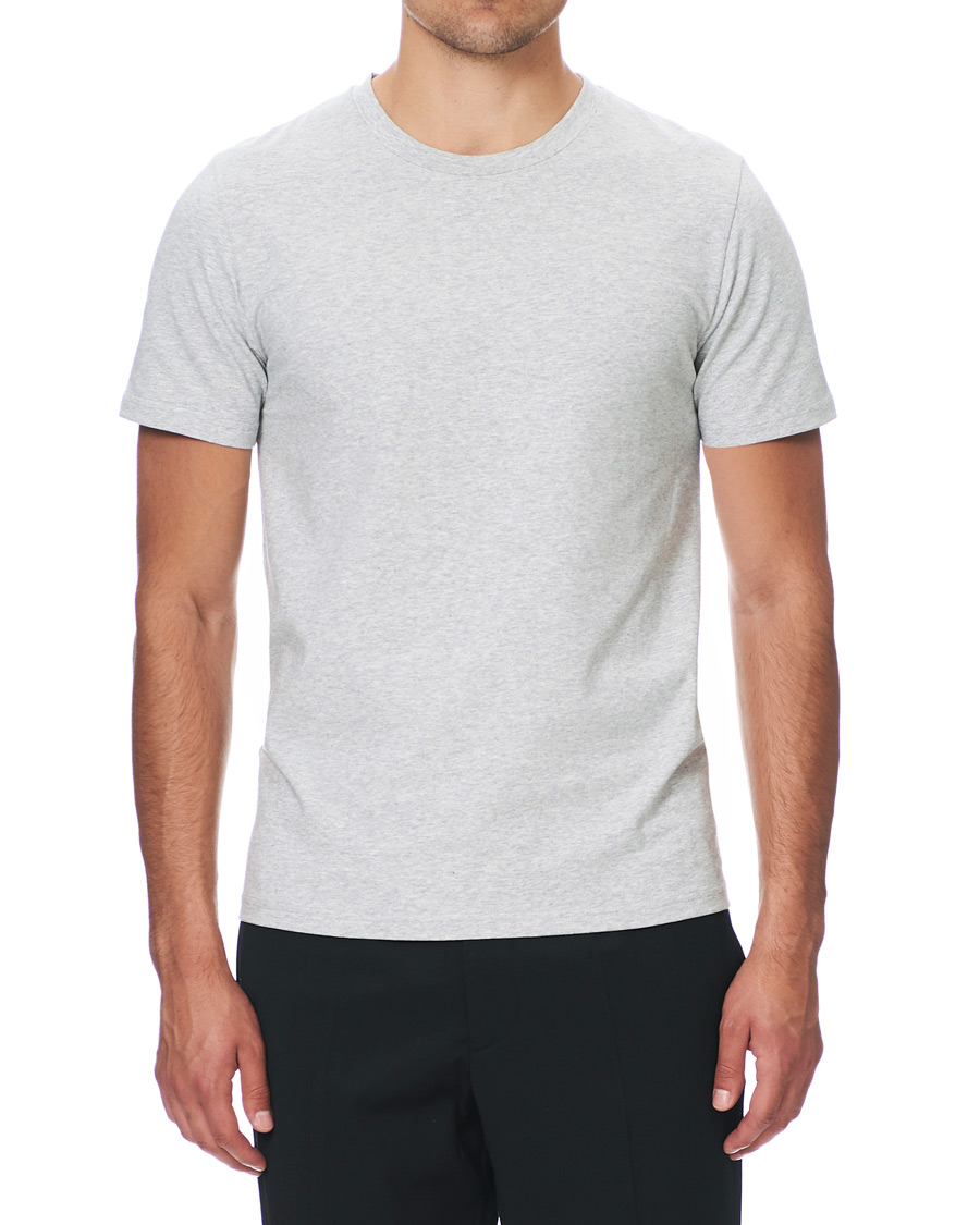 Herren | T-Shirts | Filippa K | Soft Lycra Tee Light Grey Melange