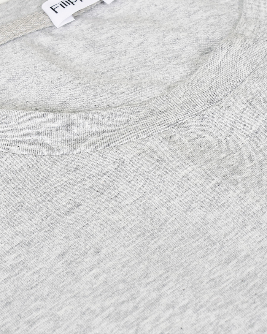 Herren | T-Shirts | Filippa K | Soft Lycra Tee Light Grey Melange