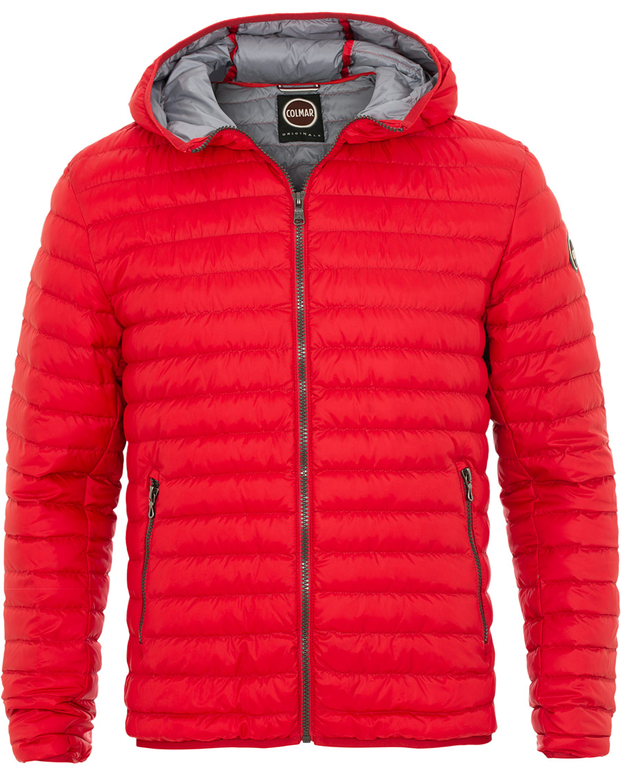 Herren | Jacken | Colmar | Lightweight Down Hooded Jacket Hermes Red