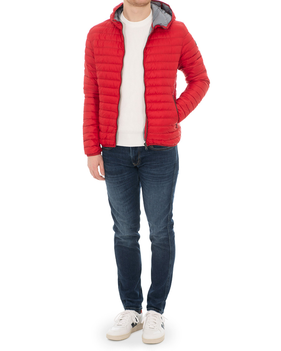 Herren | Jacken | Colmar | Lightweight Down Hooded Jacket Hermes Red