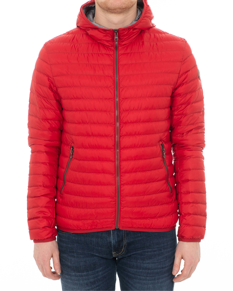 Herren | Jacken | Colmar | Lightweight Down Hooded Jacket Hermes Red