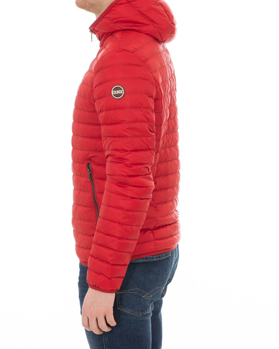 Herren | Jacken | Colmar | Lightweight Down Hooded Jacket Hermes Red