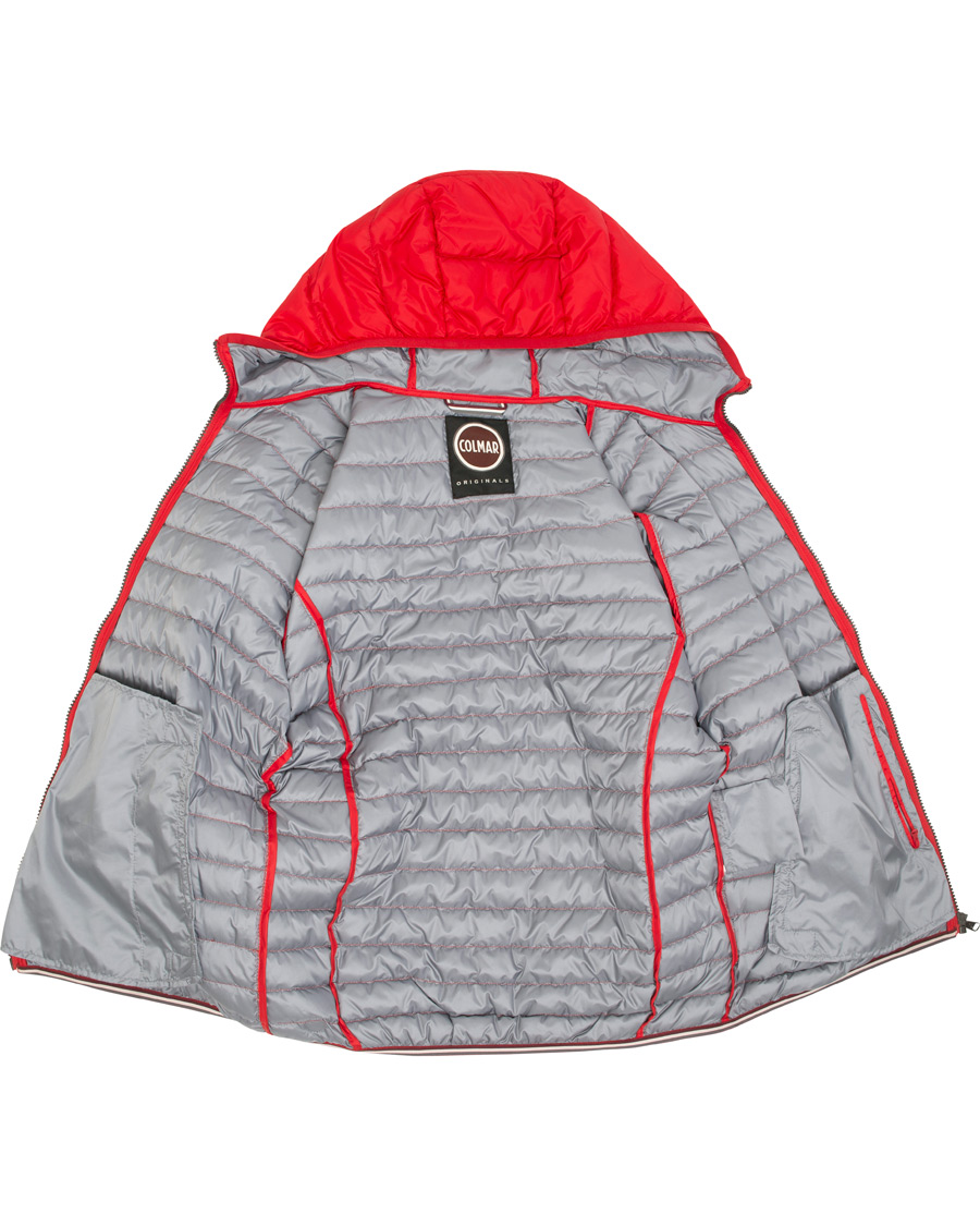 Herren | Jacken | Colmar | Lightweight Down Hooded Jacket Hermes Red
