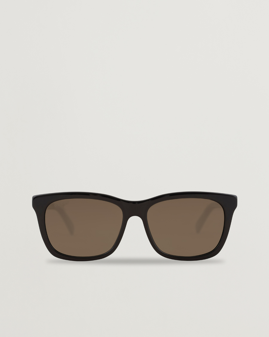 Herren | Gucci GG0449S Sunglasses Black/Gold/Brown | Gucci | GG0449S Sunglasses Black/Gold/Brown