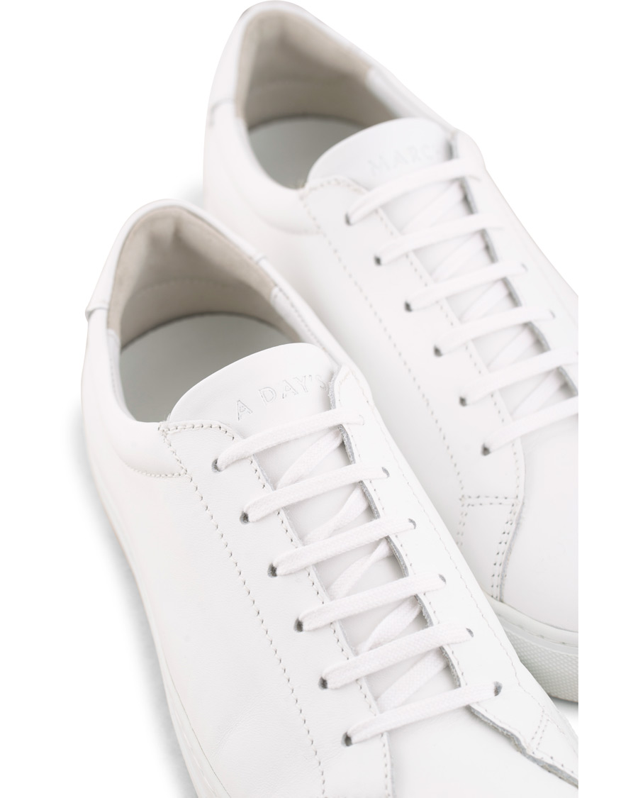 Herren | A Day's March Marching Sneaker White Calf | A Day's March | Marching Sneaker White Calf