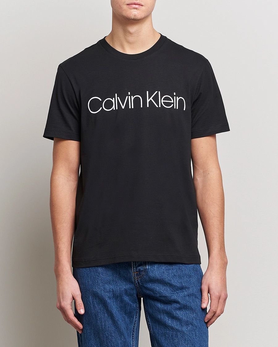 Herren |  | Calvin Klein | Front Logo Tee Black