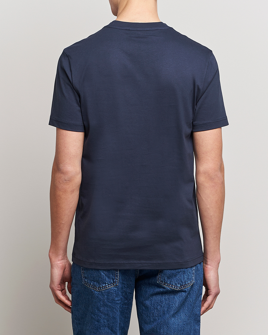 Herren | T-Shirts | Calvin Klein | Front Logo Tee Navy