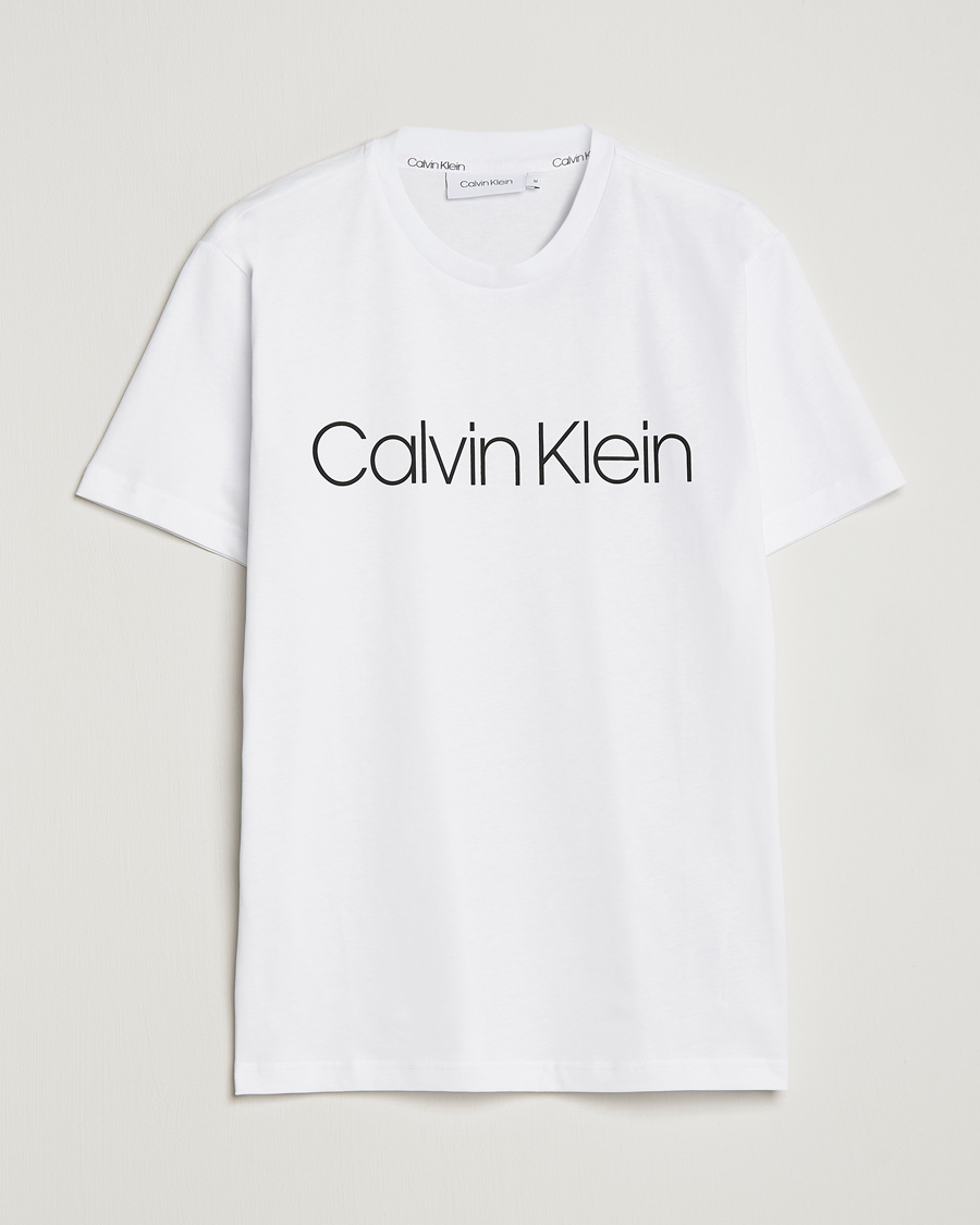 Herren | T-Shirts | Calvin Klein | Front Logo Tee White