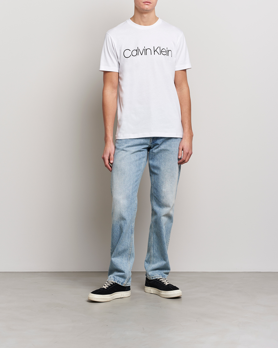Herren | T-Shirts | Calvin Klein | Front Logo Tee White
