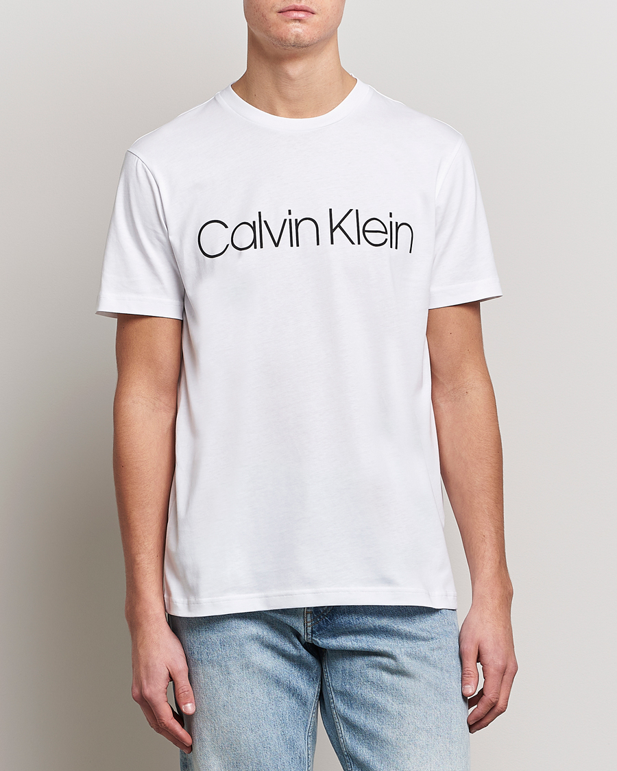 Herren | T-Shirts | Calvin Klein | Front Logo Tee White