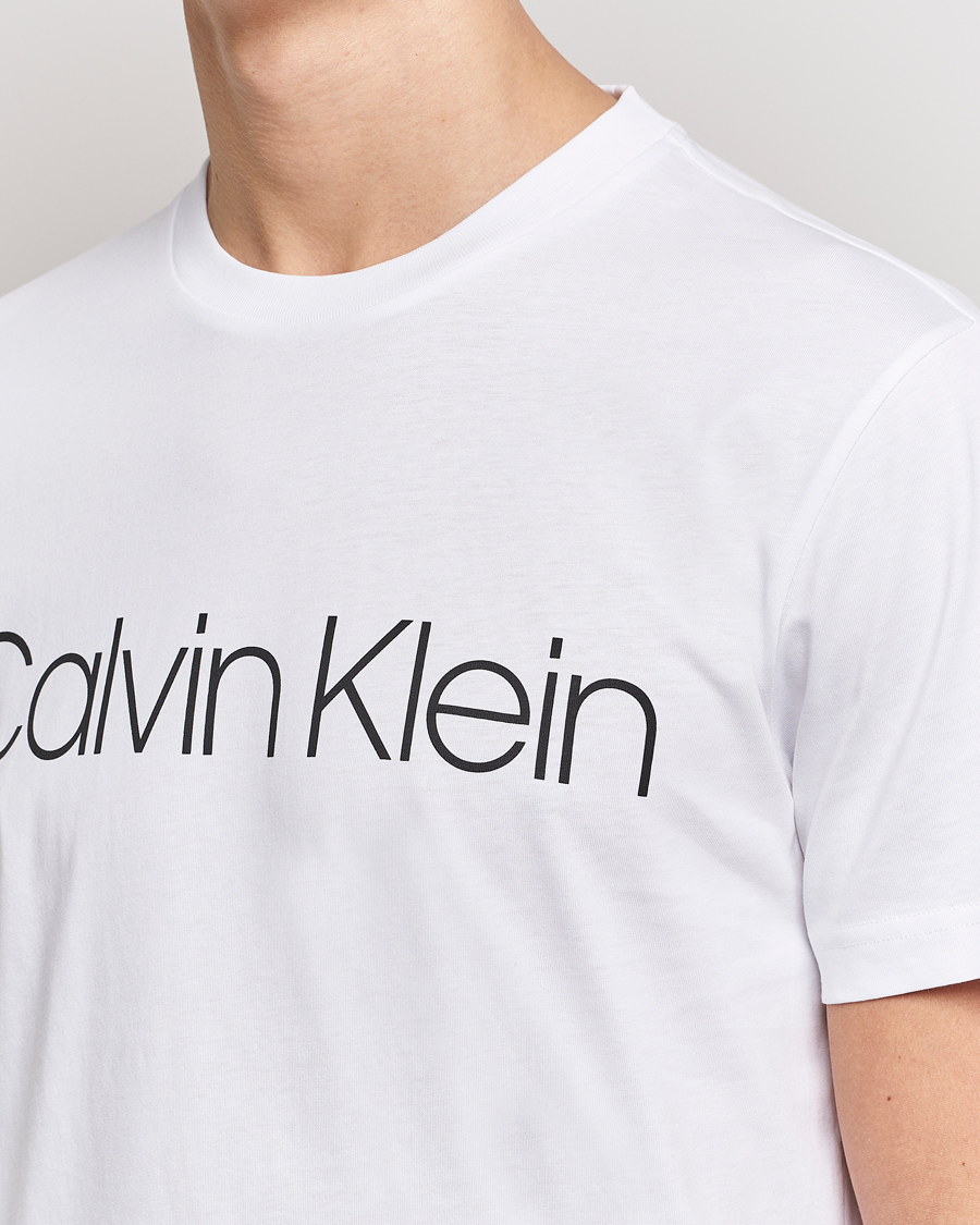 Calvin Klein Front Logo Tee White