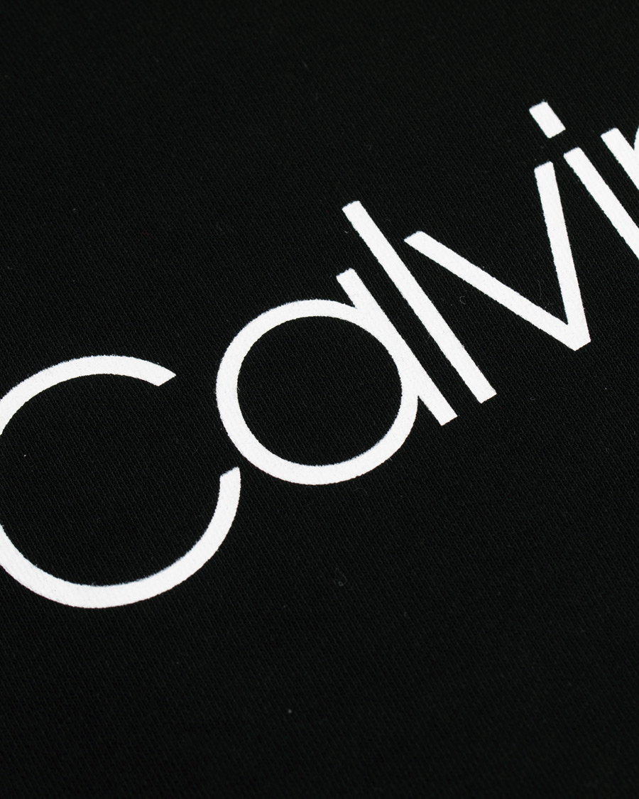 Herren | Pullover | Calvin Klein | Front Logo Sweatshirt Black