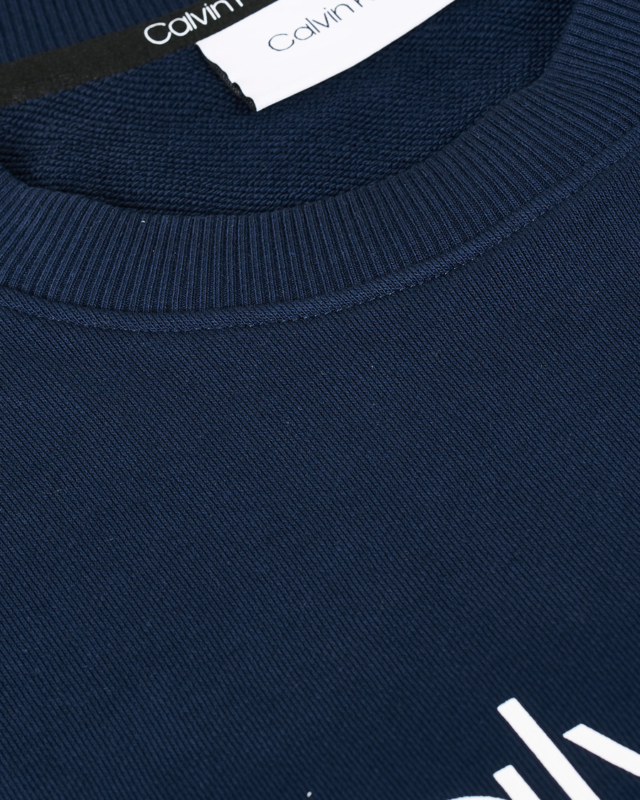 Herren | Pullover | Calvin Klein | Front Logo Sweatshirt Navy