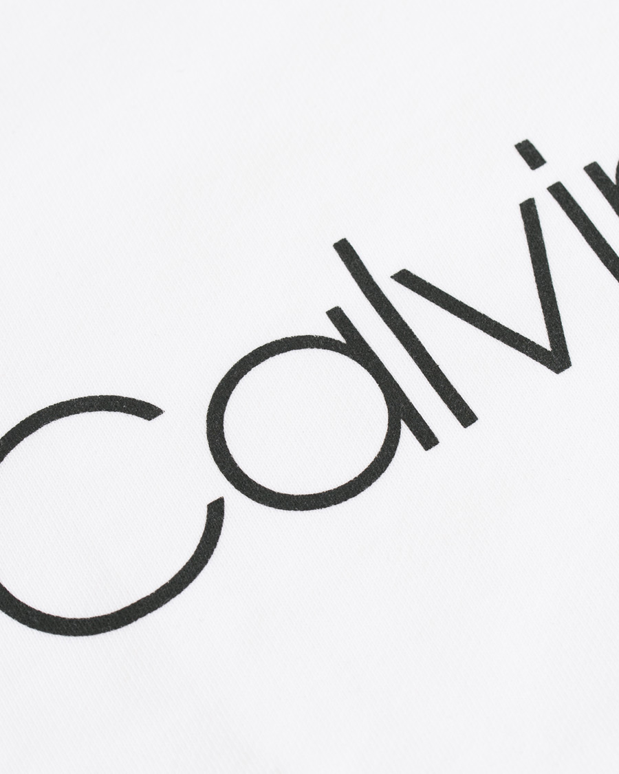 Herren | Pullover | Calvin Klein | Front Logo Sweatshirt White