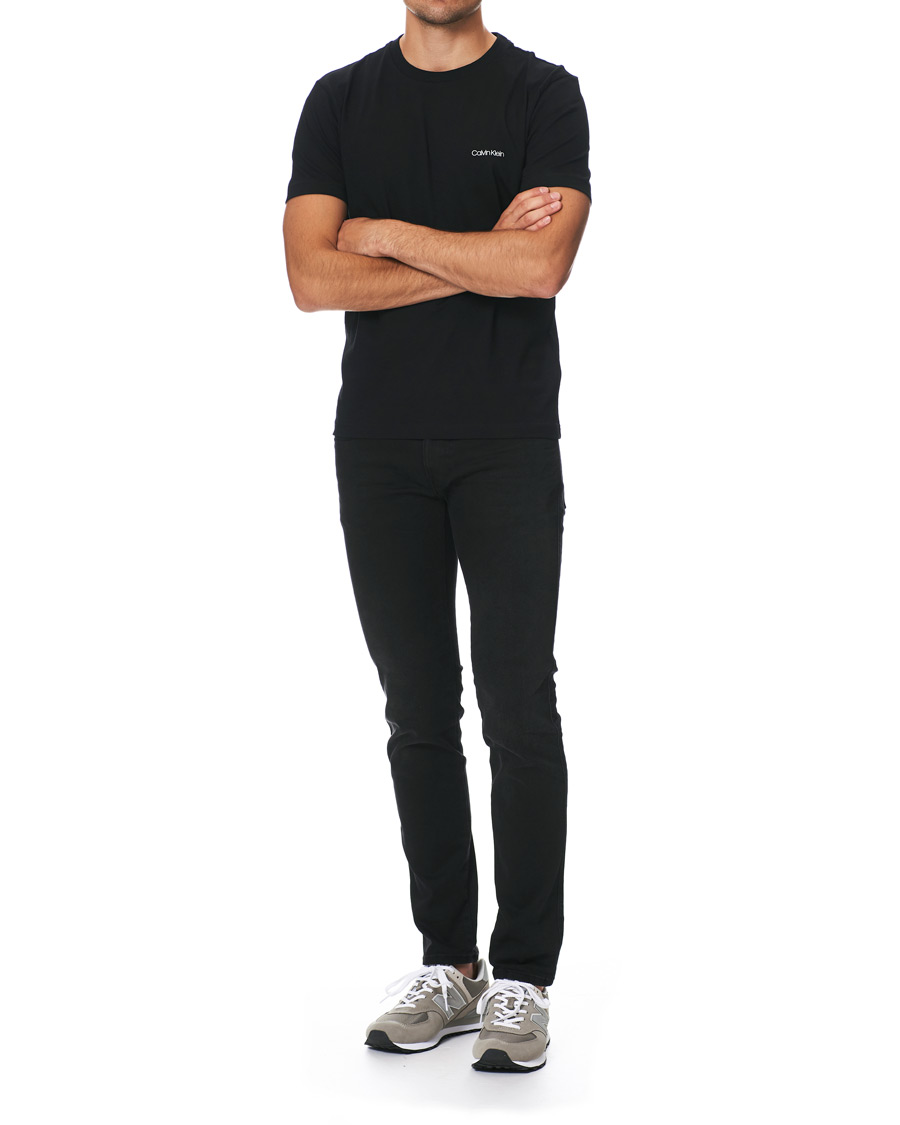 Herren | T-Shirts | Calvin Klein | Chest Logo Tee Black