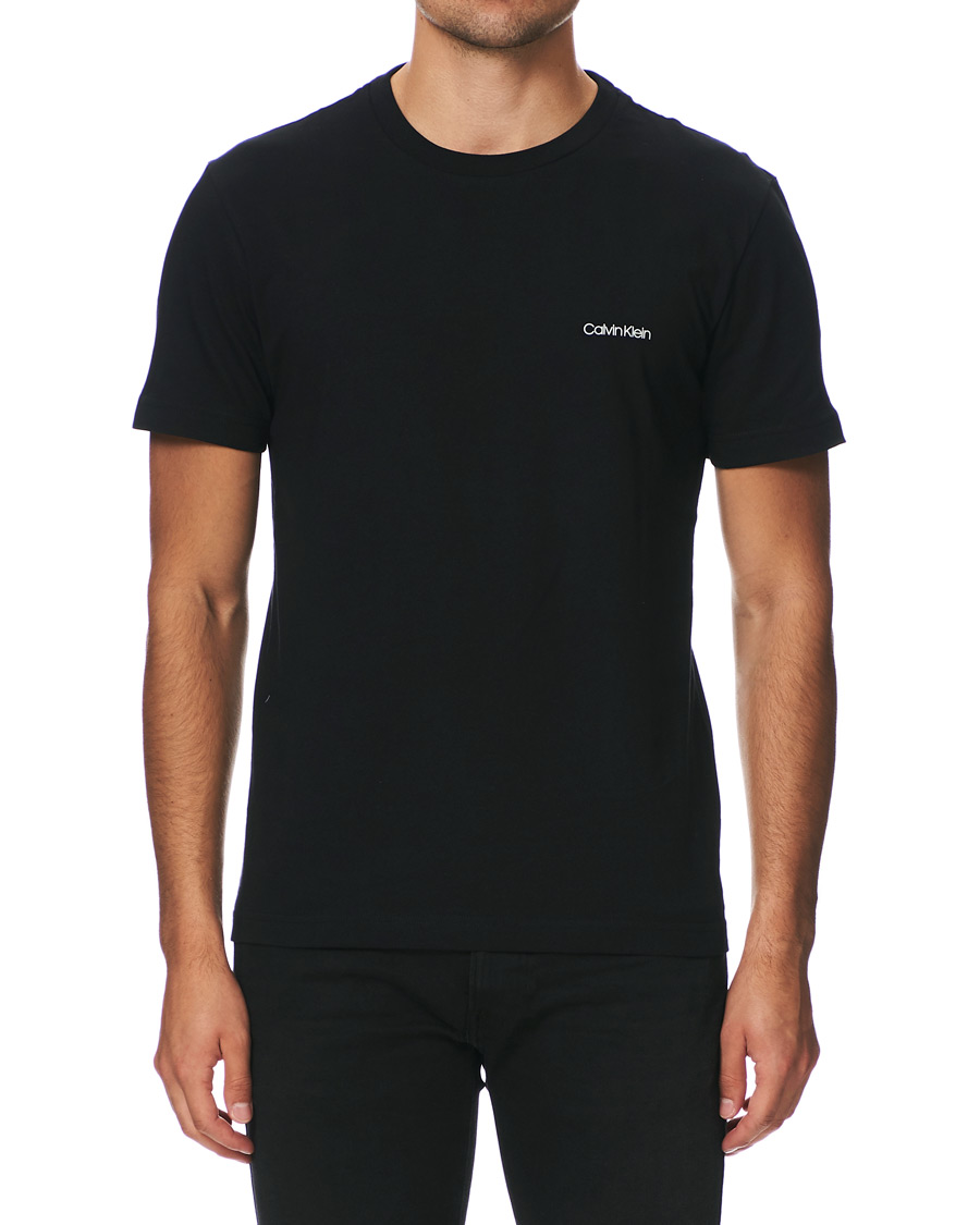 Herren | T-Shirts | Calvin Klein | Chest Logo Tee Black