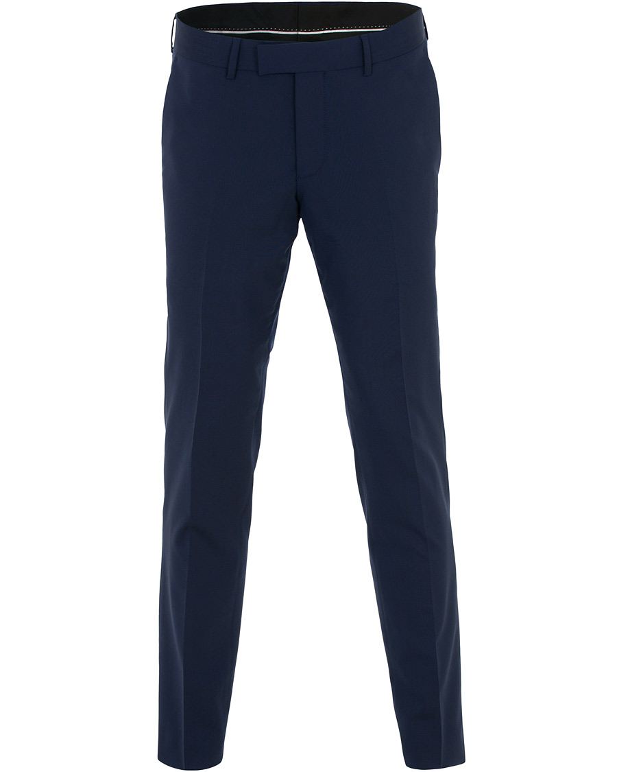Herren | Hosen | Tiger of Sweden | Gordon Wool Stretch Trousers Blue