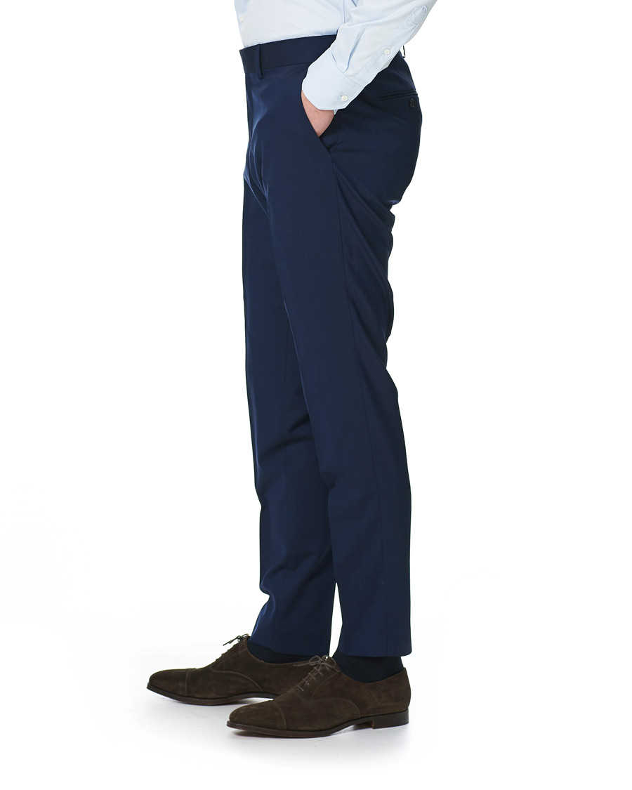 Herren | Hosen | Tiger of Sweden | Gordon Wool Stretch Trousers Blue