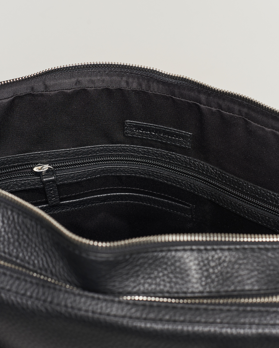 Herren | Taschen | Tiger of Sweden | Burin Grained Leather Breifcase Black