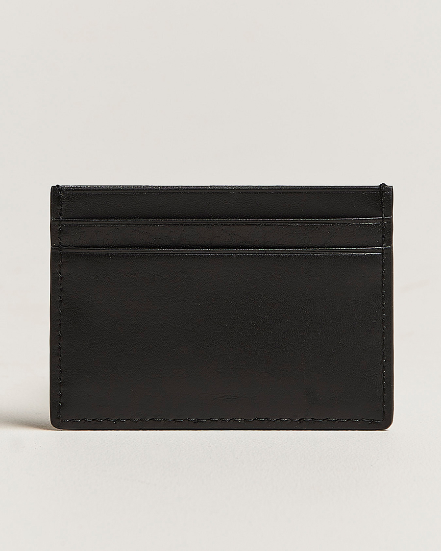 Herren | Geldbörsen | Tiger of Sweden | Wake Grained Leather Cardholder Black