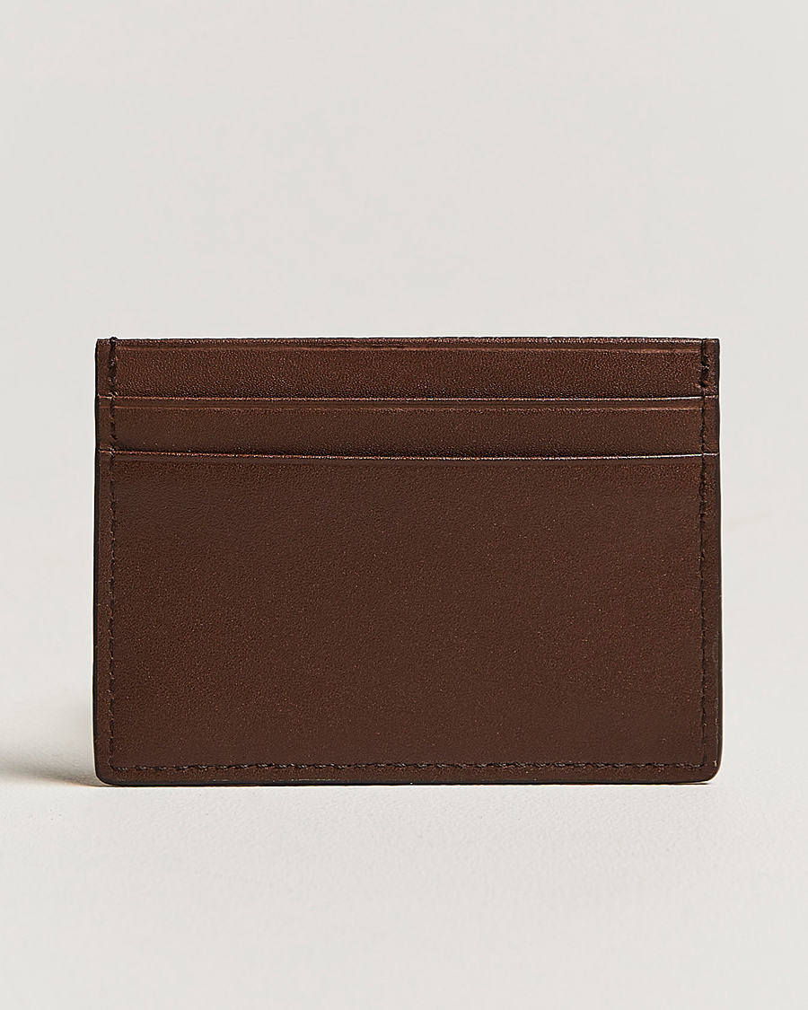 Herren | Kartenetui | Tiger of Sweden | Wake Grained Leather Cardholder Brown