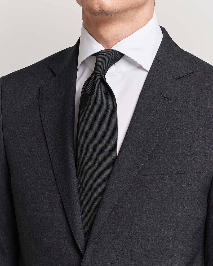 Herren |  | Amanda Christensen | Plain Classic Tie 8 cm Black