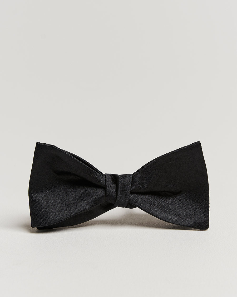 Herren | Fliegen | Amanda Christensen | Self Tie Silk Ceremony Black